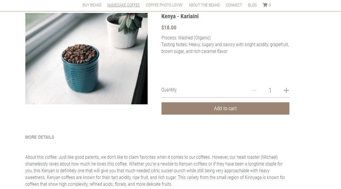 高品質產品頁範例一 高品質產品頁範例一